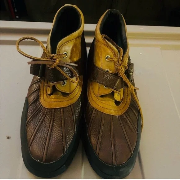 Polo Ralph Lauren Mens Dover II Brown Ankle Boots - Picture 1 of 4